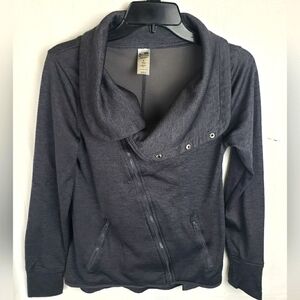 C9 by Champion Duo Dry Gray Cross Zip Long Sleeve with Thumbhole Jacket Sz S